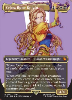 Celes, Rune Knight Final Fantasy Commander decks Character Card